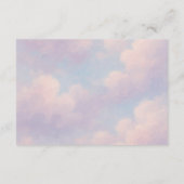 Carte D'accompagnement Un petit morceau de livres du ciel pour bébé (Dos)