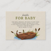 Carte D'accompagnement Un Petit Pêcheur Scripts Livres Pour Baby shower (Devant)