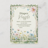Carte D'accompagnement Un Petit Raffle Fleur sauvage Diapper (Devant)
