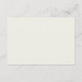 Carte D'accompagnement Un Petit Raffle Fleur sauvage Diapper (Dos)