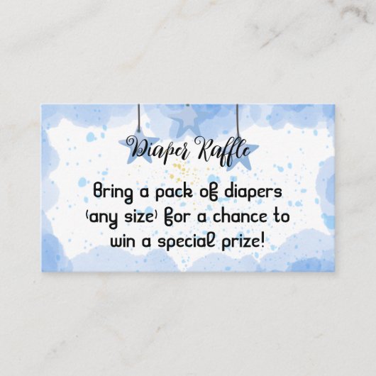 Carte D'accompagnement Un peu de joie : Baby shower d'aquarelle (Devant)