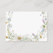 Carte D'accompagnement Un peu de miel Bee Fleur sauvage Détails sur le Ba (Dos)