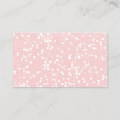 Carte D'accompagnement Un peu de neige Baby shower de Noël Affichage Douc (Dos)