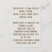 Carte D'accompagnement Un Peu Sauvage (Dos)