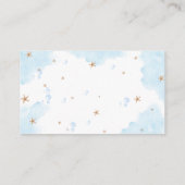 Carte D'accompagnement Under the sea Baby Shower Book Request  (Dos)