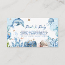 Under the sea Baby Shower Book Request