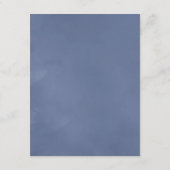 Carte D'accompagnement Under the Sea Mariage Détails de l'invité (Dos)