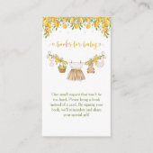 Carte D'accompagnement Une Douce Petite Fête de Bébé au Citron (Devant)