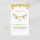 Carte D'accompagnement Une Douce Petite Fête de Bébé au Citron (Devant)