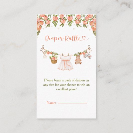 Carte D'accompagnement Une Fête de Bébé pour une Jolie Fille au thème de (Devant)