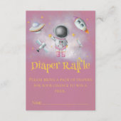 Carte D'accompagnement Une fille de l'espace Une astronaute lance des roq (Devant)