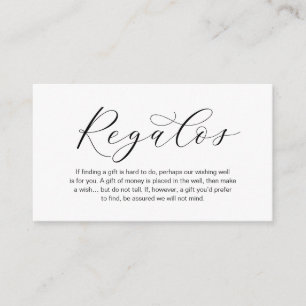 Carte D'accompagnement Une Note Sur Les Cadeaux De Mariage, Regalos, Beau