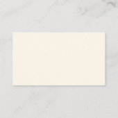 Carte D'accompagnement Une Note Sur Les Cadeaux De Mariage, Script Élégan (Dos)