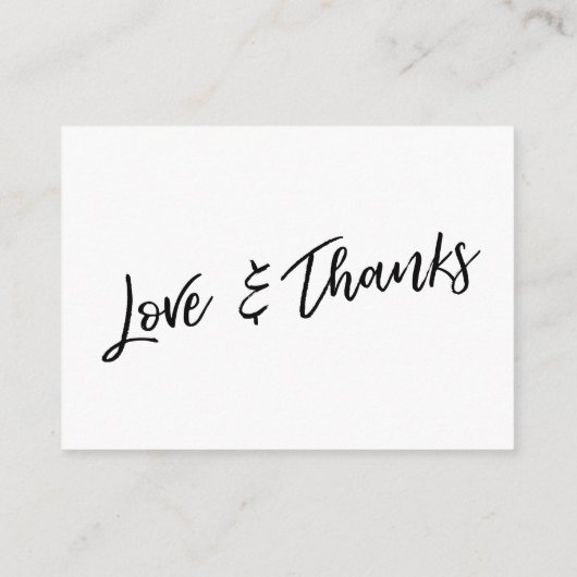 Carte D'accompagnement Une note sur les cadeaux Mariage Décontracté d'écr (Dos)