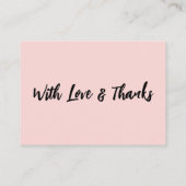 Carte D'accompagnement Une note sur les cadeaux Mariage Décontracté d'écr (Dos)