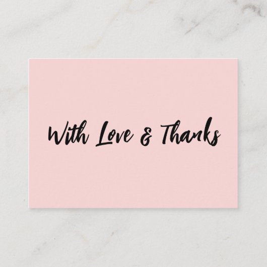 Carte D'accompagnement Une note sur les cadeaux Mariage Décontracté d'écr (Dos)