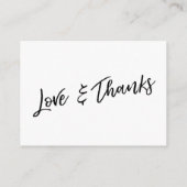 Carte D'accompagnement Une note sur les cadeaux Mariage Décontracté d'écr (Dos)