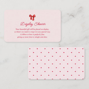 Carte D'accompagnement Une petite amoureuse Saint-Valentin Coquette Baby