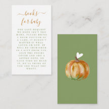 Une petite Baby Shower de citrouille d'automne Béb