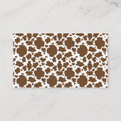 Carte D'accompagnement Une petite baby shower western cow-boy jeu de diap (Dos)