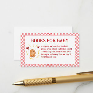 Carte D'accompagnement Une petite boulette en route Baby Shower