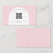 Carte D'accompagnement Une petite caneton est en route Fête bébé Arc  (Devant / Derrière)