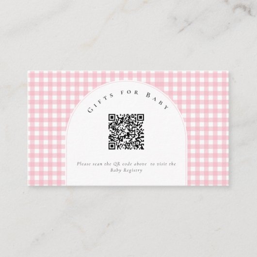 Carte D'accompagnement Une petite caneton est en route Fête bébé Arc  (Devant)