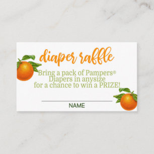 Carte D'accompagnement Une petite croûte est sur le chemin Diaper Raffle