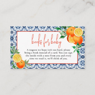 Carte D'accompagnement Une petite Cutie Orange Positano Livres pour bébé