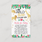 Carte D'accompagnement Une Petite Fille En Chemin Filles Livres Pour Bébé (Devant)