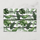 Carte D'accompagnement Une verdure estivale glamour | Réception de mariag (Dos)