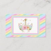 Carte D'accompagnement Unicorn Parties scintillant Stars mignon Apportez  (Dos)
