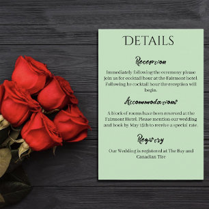 Carte D'accompagnement Unicorne noire violet Fleurs de Sage Rouge