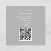 Carte D'accompagnement Unique Tiger Graduation Enclosure Card  (Dos)