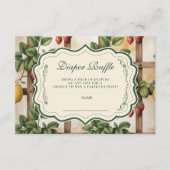 Carte D'accompagnement ustic Citrus Strawberry Diapper Raffle (Devant)