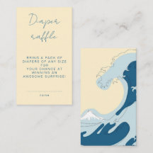 Vague Océanique Fête de Naissance Bébé Garçon Tira