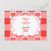 Carte D'accompagnement Valentine Petit Amour Fille Diapper Raffle (Devant)