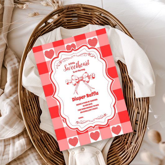 Carte D'accompagnement Valentine Petit Amour Fille Diapper Raffle
