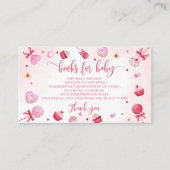 Carte D'accompagnement Valentines livres d'amour pour billet bébé (Devant)