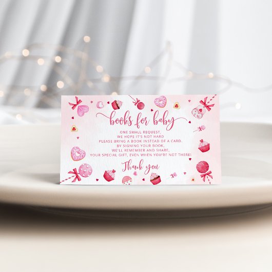 Carte D'accompagnement Valentines livres d'amour pour billet bébé