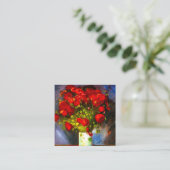 Carte D'accompagnement Van Gogh Red Poppies (Debout devant)
