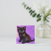 Carte D'accompagnement Van Gogh Style Chat pourpre (Debout devant)