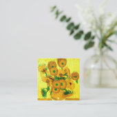 Carte D'accompagnement Van Gogh Sunflowers (Debout devant)