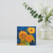 Carte D'accompagnement Van Gogh Sunflowers (Debout devant)