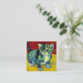 Carte D'accompagnement Van Gogh Tabby Cat (Debout devant)