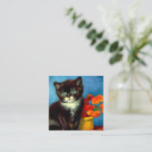 Carte D'accompagnement Van Gogh Tuxedo Cat (Debout devant)