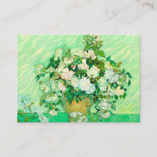 Carte D'accompagnement Van Gogh White Roses