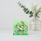 Carte D'accompagnement Van Gogh White Roses (Debout devant)