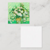 Carte D'accompagnement Van Gogh White Roses (Devant / Derrière)