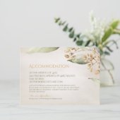 Carte D'accompagnement Végétation botanique Logement rustique vintage (Debout devant)